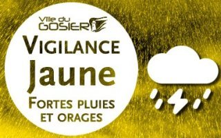 La Guadeloupe en vigilance jaune pour fortes pluies et orages