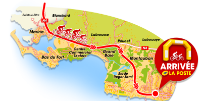Le Gosier, ville étape du Tour de la Guadeloupe