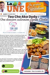 Tou Cho Aka Dydy : Une évasion culinaire signée Elodie