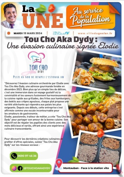 Tou Cho Aka Dydy : Une évasion culinaire signée Elodie