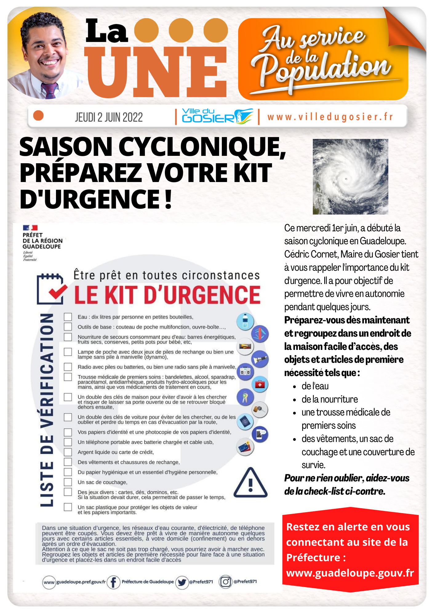 Un kit d'urgence - Centre de Crise