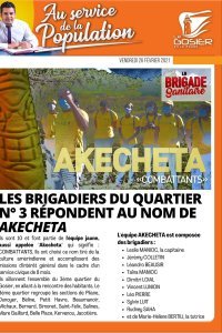 Quotidien "Au service de la population" - n° 87