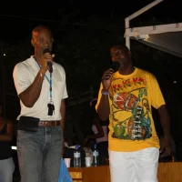 Félix Cottelon et Patrice Luce, Président du Comité de quartier de Belle-Plaine