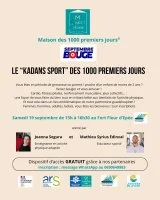 "Kadans Sport" des 1000 premiers jours