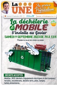 La d&eacute;ch&egrave;terie mobile s'installe au Gosier