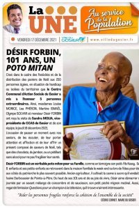 D&eacute;sir FORBIN, 101 ans, un poto mitan