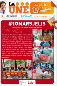 10 mars je lis quart d'heure de lecture national
