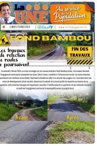 Fond bambou : les travaux de réfection de route se poursuivent