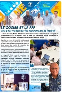 Le Gosier et la FFF unis pour moderniser les équipements de football