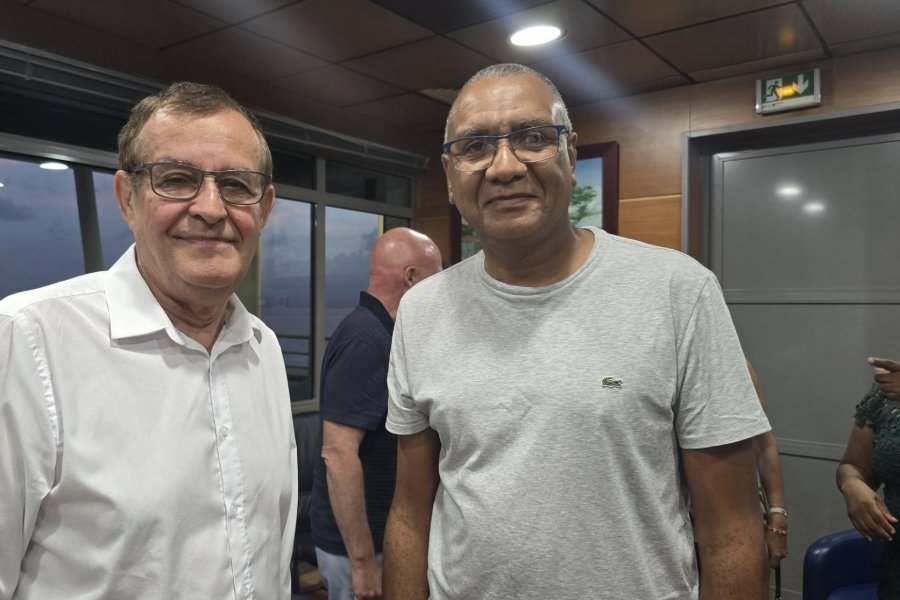 Rencontre entre le maire du Gosier et le président de l'association des résidents de Bas-du-Fort