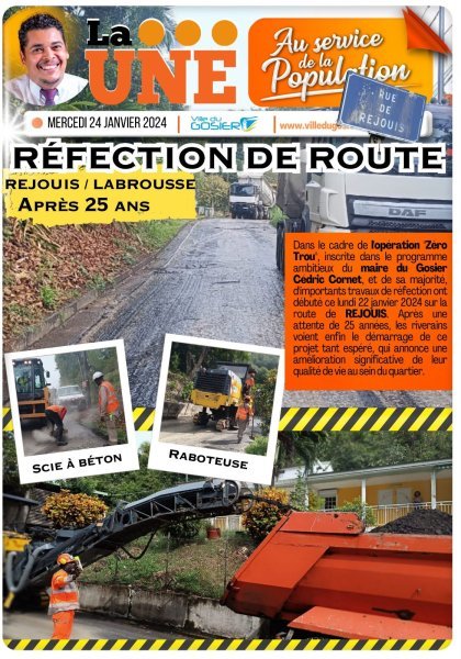 Réfection de route rejouis/Labrousse après 25 ans 
