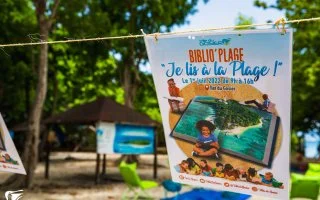 Le Biblio'Plage de l'îlet du Gosier