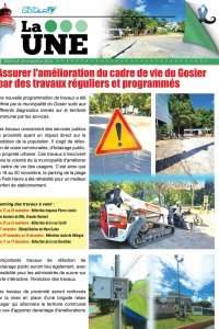 Assurer l'amélioration du cadre de vie du Gosier par des travaux réguliers et programmés
