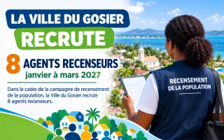 Recrutement de 8 agents recenseurs en mission de courte durée : de janvier à mars 2027