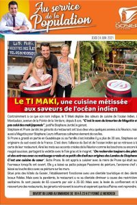 Le Ti Maki, une cuisine m&eacute;tiss&eacute;e aux saveurs de l'oc&eacute;an indien