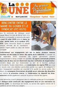 Rencontre avec le maire du Gosier et les syndicats de l'UTC-UGTG 
