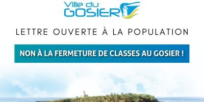 Non à la fermeture de classes au Gosier !
