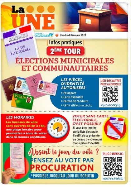 Infos pratiques : 2&egrave;me tour &eacute;lections municipales et communautaires