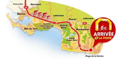 Le Gosier, ville étape du Tour de la Guadeloupe
