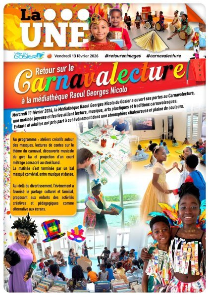 Retour sur le Carnavalecture &agrave; la m&eacute;diath&egrave;que Raoul Georges Nicolo 