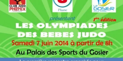Les Olympiades des bébés judo au Gosier le samedi 7 juin 2014