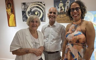  Vernissage de l'exposition "trois regards d'artistes