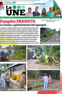 Tempête Ernesto, Le Gosier a globalement été épargné