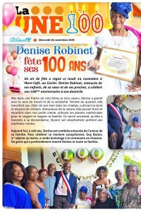 Denise Robinet fête ses 100 ans à Mare-Café