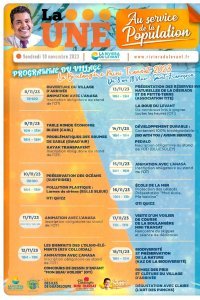 Programme du village la boulangère mini Transat 2023