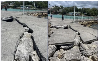 Interdiction d'accès à la section dégradée de la jetée de Tabarin