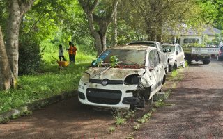 Campagne de recensement et d'enl&egrave;vements de v&eacute;hicules hors d'usage (VHU) au Gosier