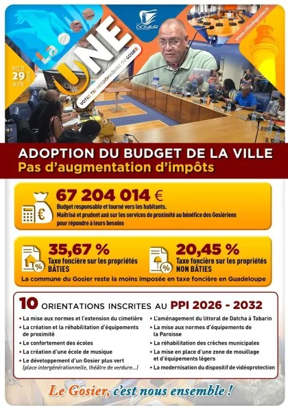 Adoption du budget de la Ville • Pas d'augmentation d'impôts