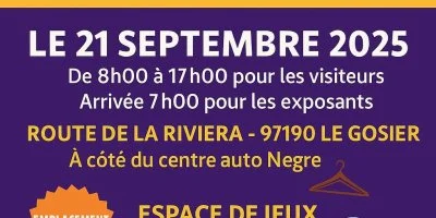 Vide grennier avec l'association avec l'association Riviera en mouvman