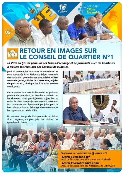 Retour en images sur le Conseil de quartier n°1