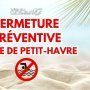 Interdiction de baignade et de pratique d'activités nautiques à la plage de Petit-Havre au Gosier