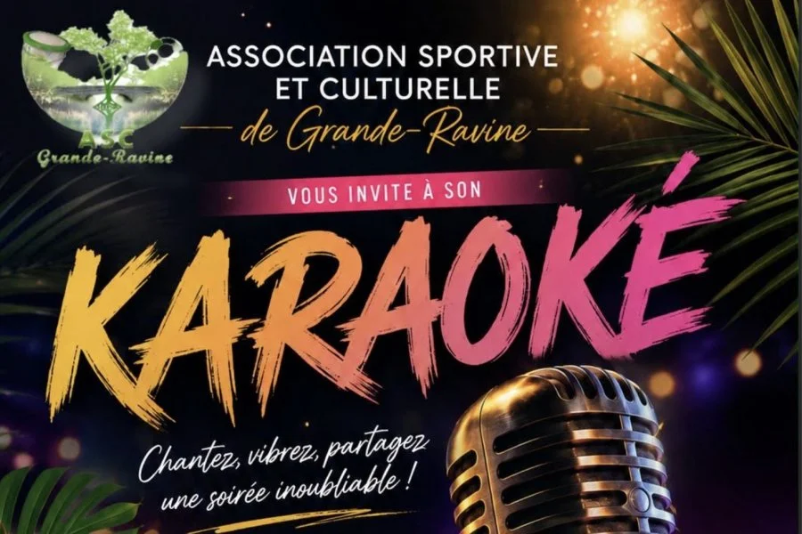  Karaoké avec l'association de Grande-ravine