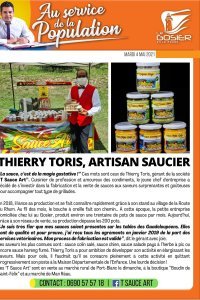Thierry Toris, artisan saucier