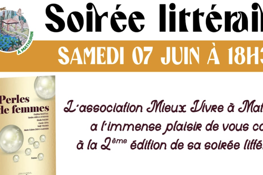 Soirée littéraire de l'association Mieux vivre à Mathurin