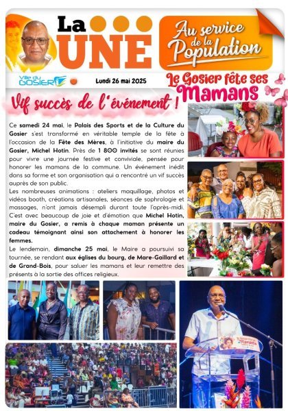 Le Gosier fête ses mamans : Vif succès de l'événement !