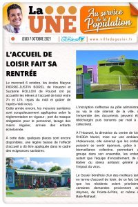 L'accueil de loisirs fait sa rentr&eacute;e 