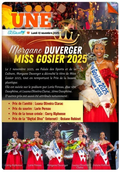 Morgane Duverger : miss Gosier 2025