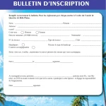 Formulaire d'inscription