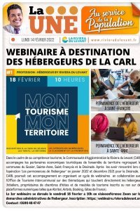 Webinaire &agrave; destination des h&eacute;bergeurs de la CARL : vendredi 18 f&eacute;vrier &agrave; 10h