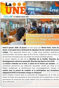 La municipalité du Gosier accueille 16 jeunes volontaires en service civique