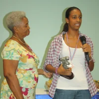 Alizée de NÉGRI, Championne Antilles Guyane, minime UNSS de tennis de table