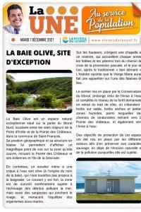 La Baie Olive, site d'exception