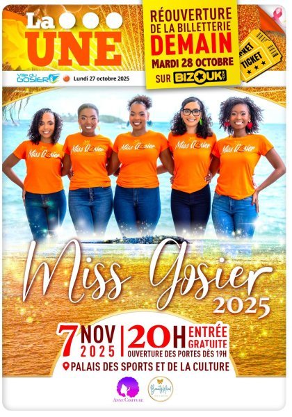 Réouverture de la billeterie le mardi 28 octobre sur BIZOUK