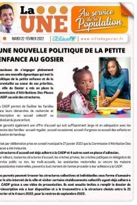 Une nouvelle politique de la petite enfance au Gosier