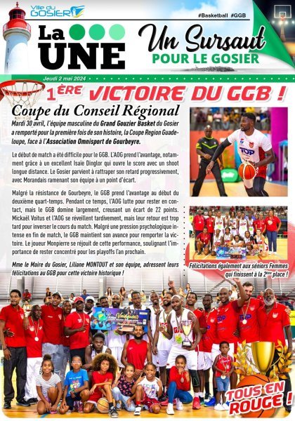 1ère victoire du GGB ! Coupe du Conseil Régional