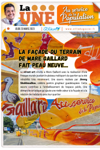 La façade du terrain de Mare Gaillard fait peau neuve...